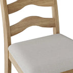 Chaise de salle à manger en bois
