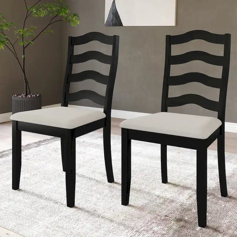 Chaise de salle à manger en bois