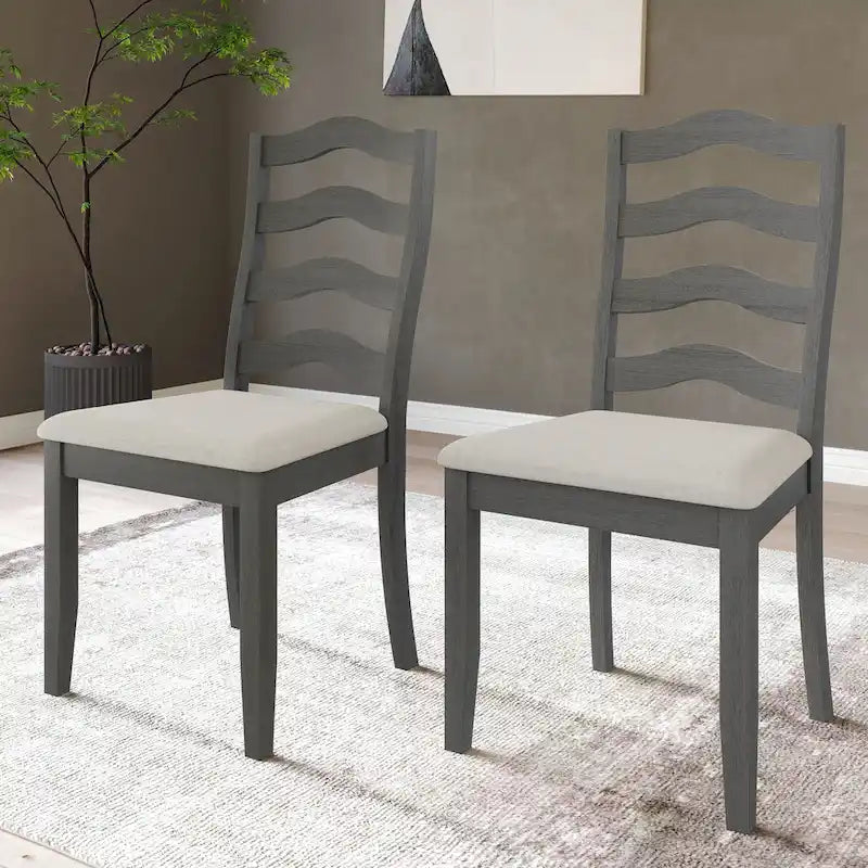 Chaise de salle à manger en bois