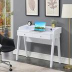 Bureau 2 tiroirs avec étagère