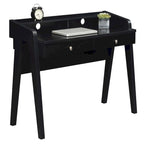 Bureau 2 tiroirs avec étagère