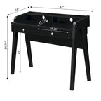 Bureau 2 tiroirs avec étagère