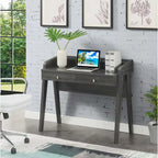 Bureau 2 tiroirs avec étagère