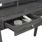 Bureau 2 tiroirs avec étagère