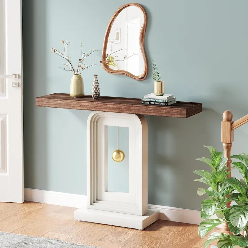 39,5 pouces Table console étroite de couloir pour entrée
