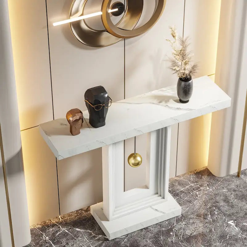 39,5 pouces Table console étroite de couloir pour entrée