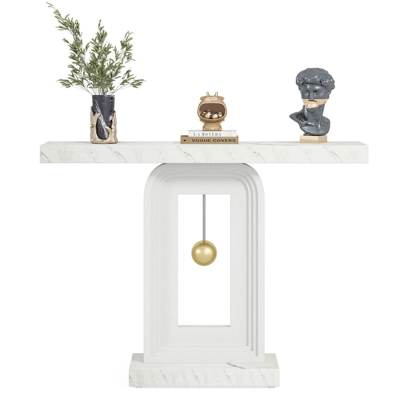 39,5 pouces Table console étroite de couloir pour entrée