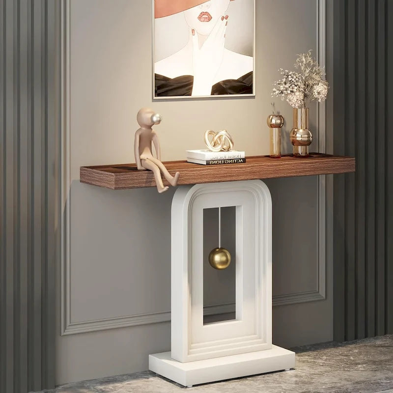 39,5 pouces Table console étroite de couloir pour entrée