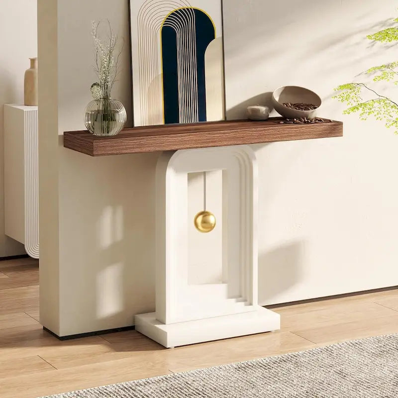 39,5 pouces Table console étroite de couloir pour entrée