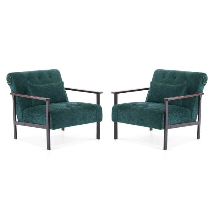 Fauteuil d'appoint ergonomique moderne, Chenille