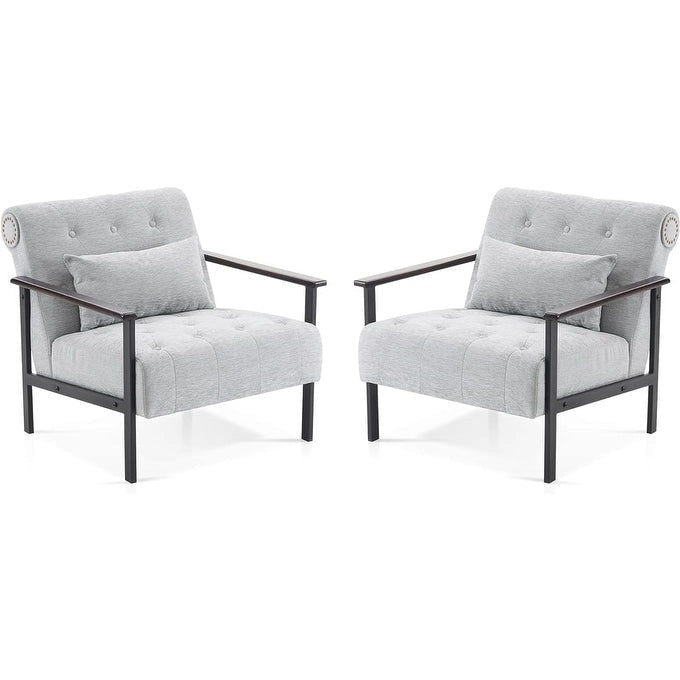 Fauteuil d'appoint ergonomique moderne, Chenille