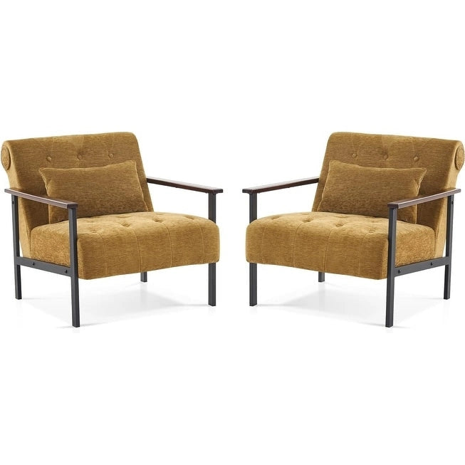 Fauteuil d'appoint ergonomique moderne, Chenille