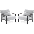 Fauteuil d'appoint ergonomique moderne, Chenille