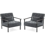 Fauteuil d'appoint ergonomique moderne, Chenille