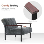 Fauteuil d'appoint ergonomique moderne, Chenille