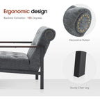 Fauteuil d'appoint ergonomique moderne, Chenille