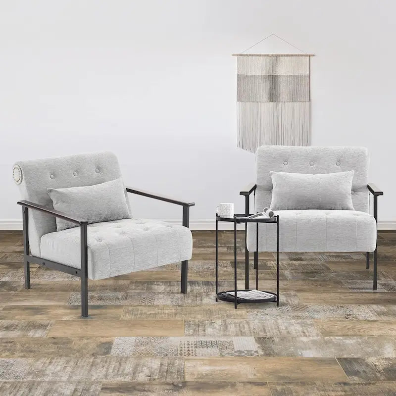 Fauteuil d'appoint ergonomique moderne, Chenille