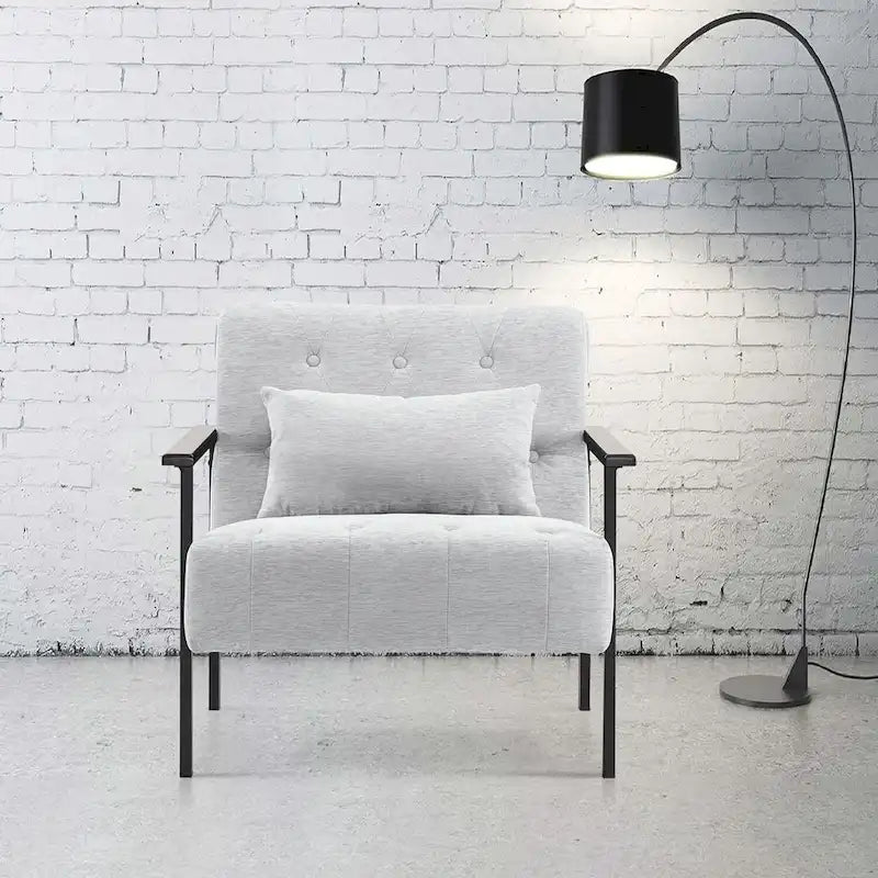 Fauteuil d'appoint ergonomique moderne, Chenille