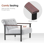 Fauteuil d'appoint ergonomique moderne, Chenille