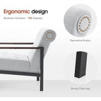 Fauteuil d'appoint ergonomique moderne, Chenille