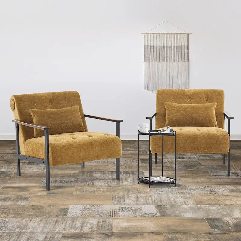 Fauteuil d'appoint ergonomique moderne, Chenille
