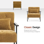 Fauteuil d'appoint ergonomique moderne, Chenille