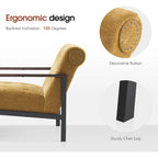 Fauteuil d'appoint ergonomique moderne, Chenille