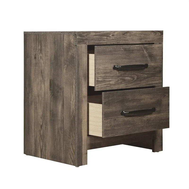 Collection de meubles de chambre à coucher gris-beige