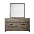 Collection de meubles de chambre à coucher gris-beige
