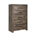 Collection de meubles de chambre à coucher gris-beige
