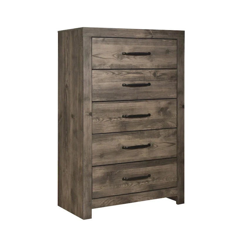 Collection de meubles de chambre à coucher gris-beige