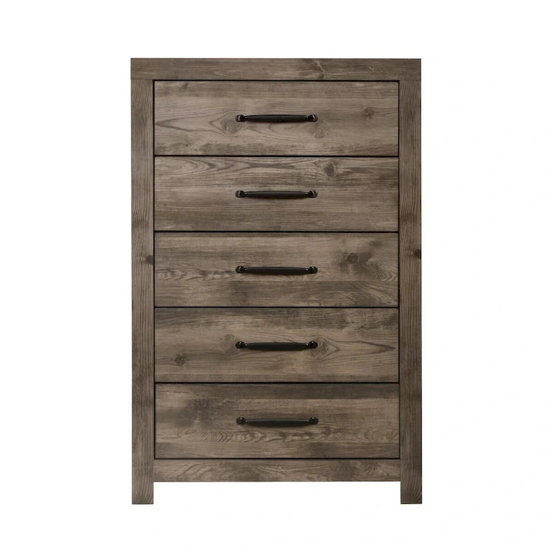 Collection de meubles de chambre à coucher gris-beige