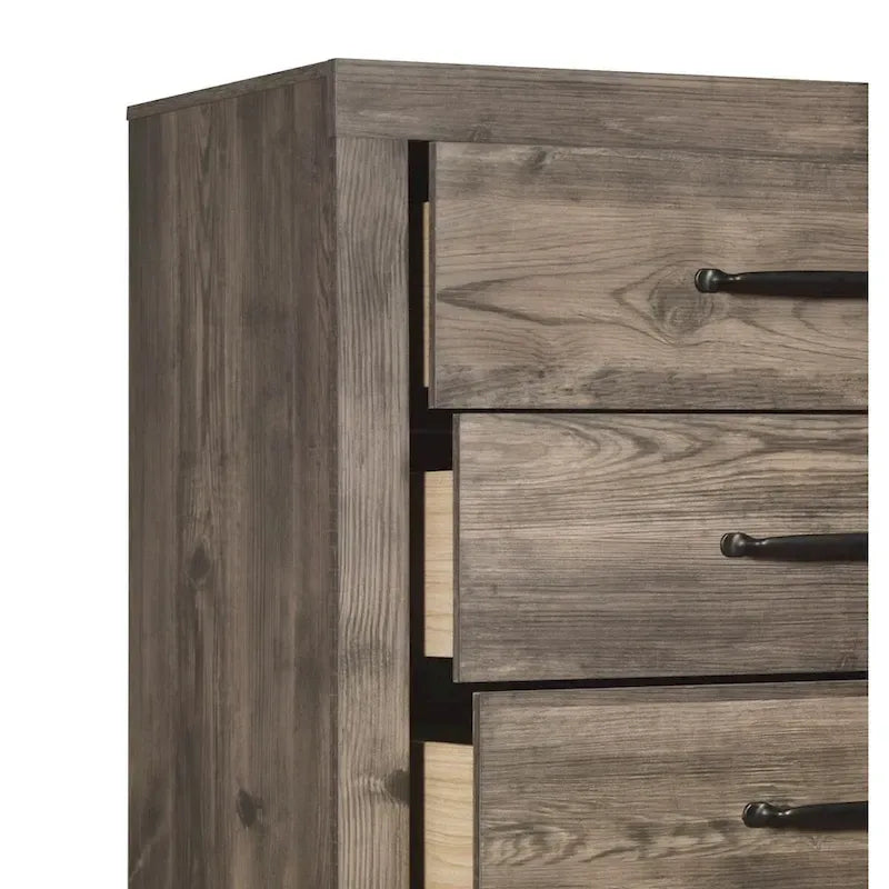 Collection de meubles de chambre à coucher gris-beige