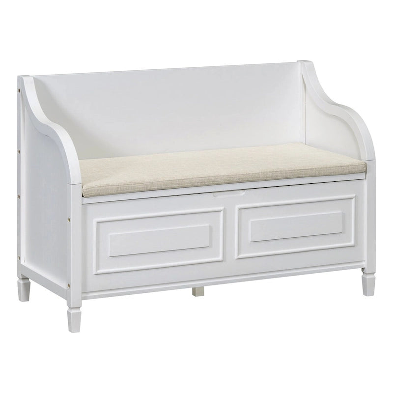 Banc de rangement multifonctionnel pour entrée