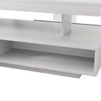 Table basse avec 2 tiroirs et étagères de présentation