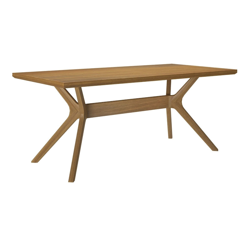 Table à manger rectangulaire à pieds croisés 72"