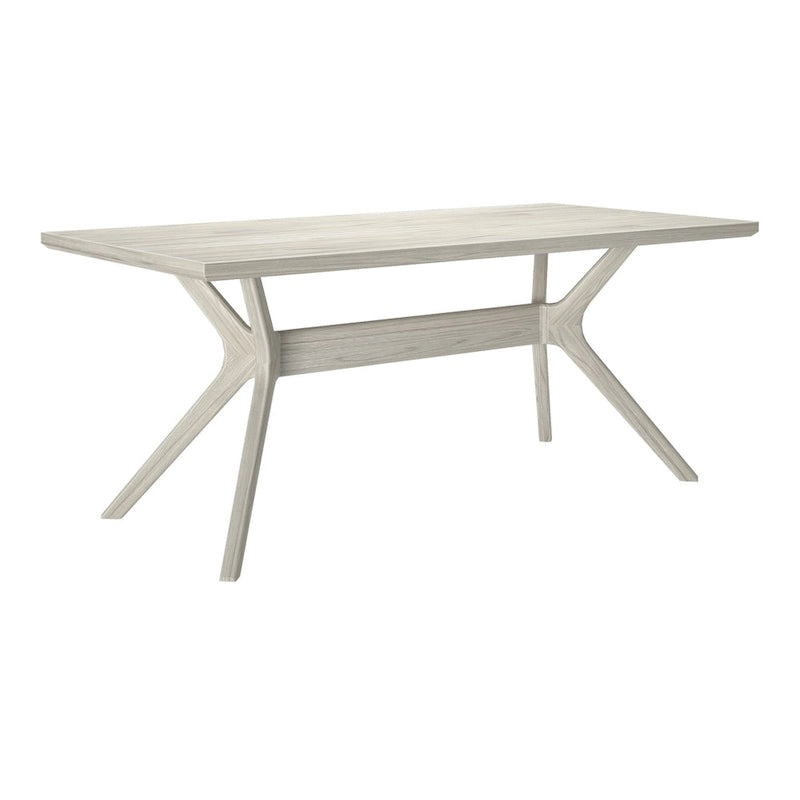 Table à manger rectangulaire à pieds croisés 72"