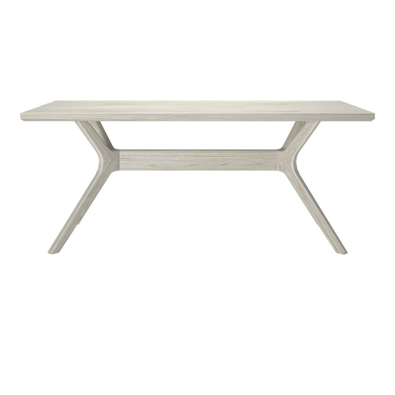 Table à manger rectangulaire à pieds croisés 72"