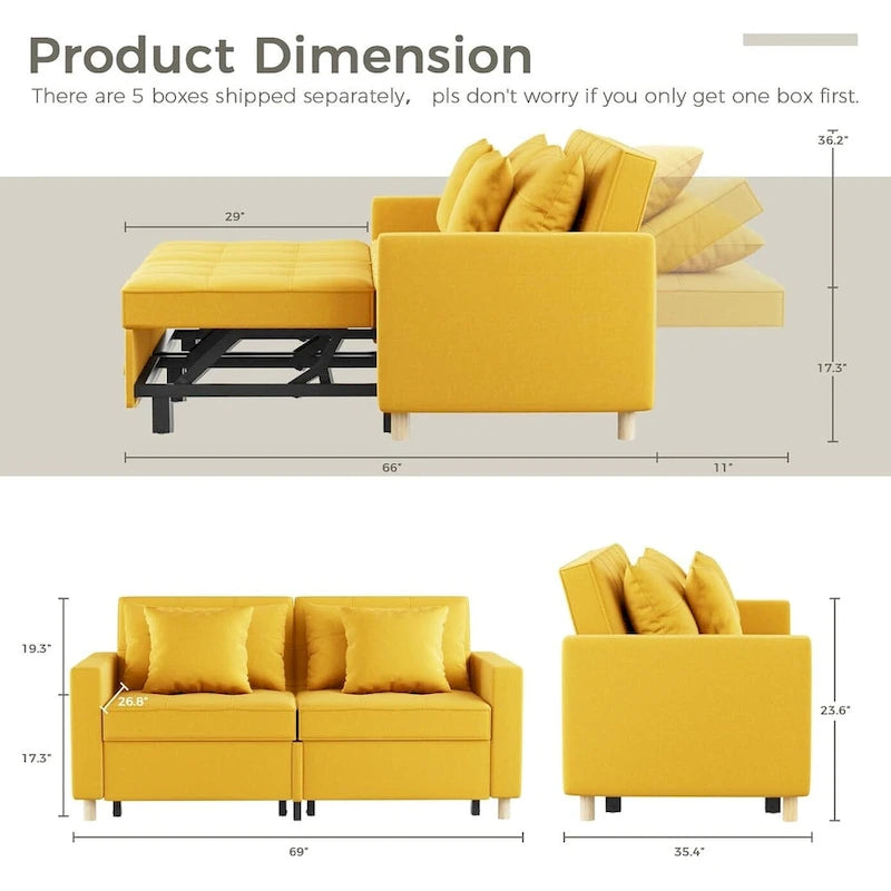 Fauteuil Lit Canapé-Lit Double