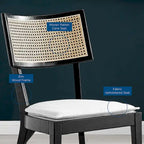 Chaise de salle à manger en bois
