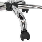 Chaise de bureau réglable en similicuir Perle Noire