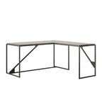 Bureau d'angle industriel de 157 cm de longueur